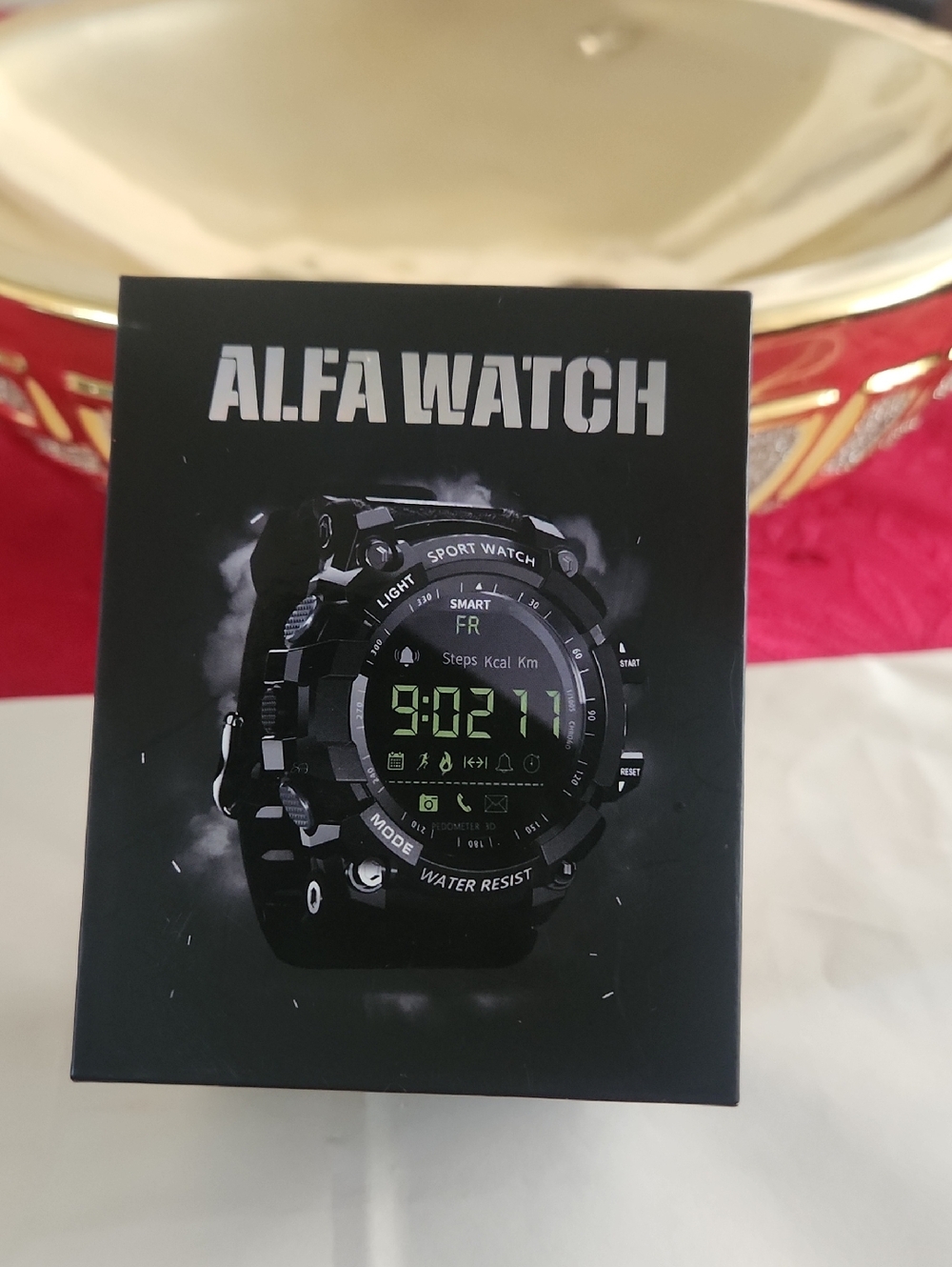 Black Digital Sport Smartwatch